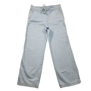 Universal Thread Jeans Womens 2R Light Wash Paperbag Pants Wide Leg Oversized